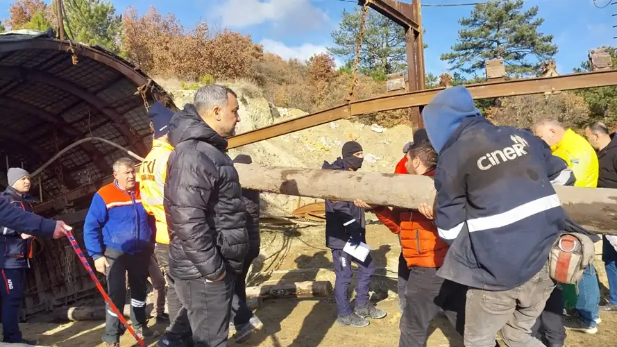 Kütahya'da maden ocağında göçük