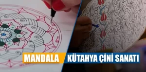 Mandala ve Kütahya çini sanatının renkli buluşması