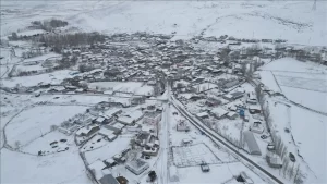 Erzurum’da kış zorlu geçiyor