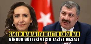 Sağlık Bakanı Koca’dan Kütahyalı hekim için taziye mesajı