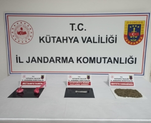 Kütahya’da jandarmadan uyuşturucuya geçit yok