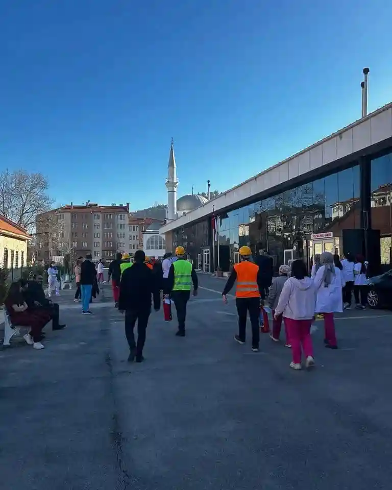 KSBÜ farklı birimlerinde tatbikatlarını