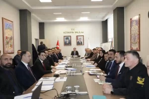 Kütahya’da asayiş ve güvenlik konuşuldu 