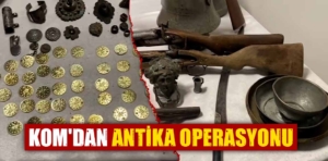 KOM’dan antika eşya operasyonu