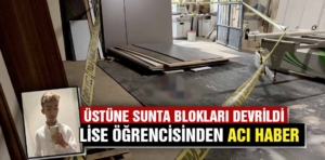 Kütahya’da sunta bloklarının altında kalan öğrenci öldü