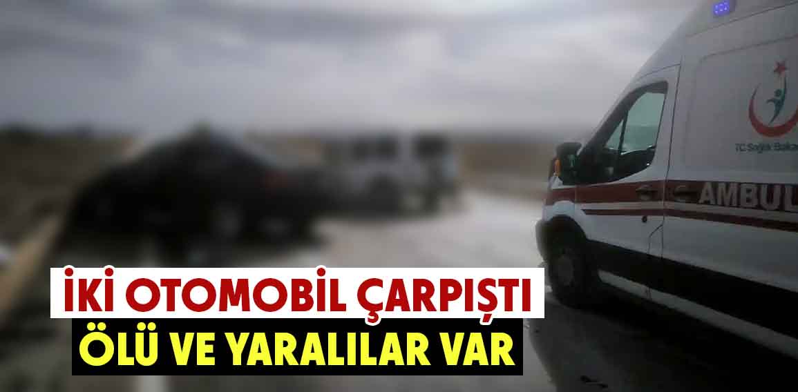 Kütahya’da iki otomobilin çarpışması