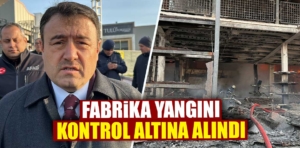 Kütahya’da porselen fabrikasında çıkan yangın kontrol altına alındı