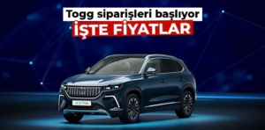 Togg siparişleri başlıyor: Fiyat listesi