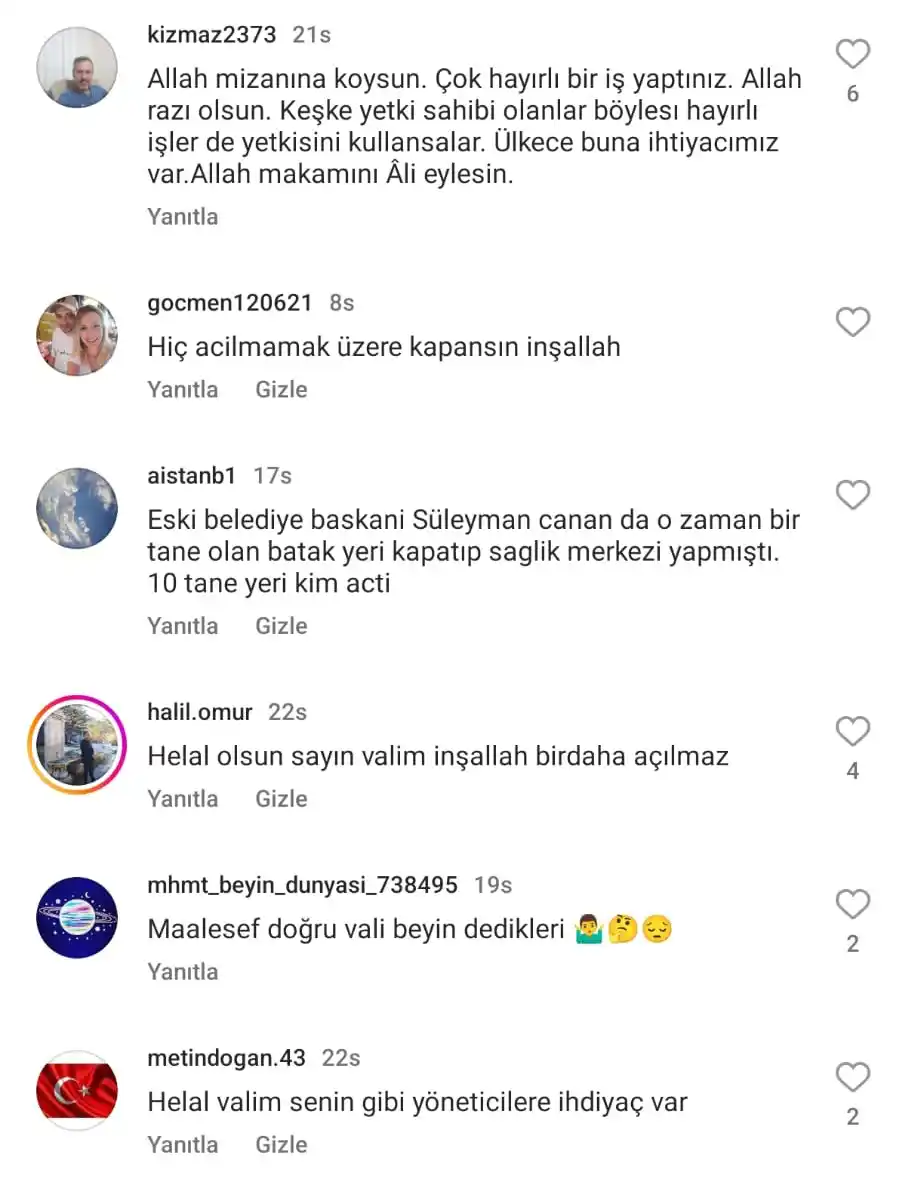 Kütahya Valisi Musa Işın’ın pavyon kapatma kararına destek mesajları 