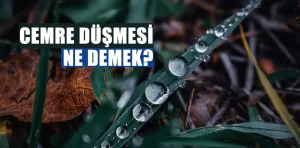 Cemre düşmesi ne anlama geliyor?