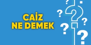 Caiz ne demek? Caiz değildir ne demek?