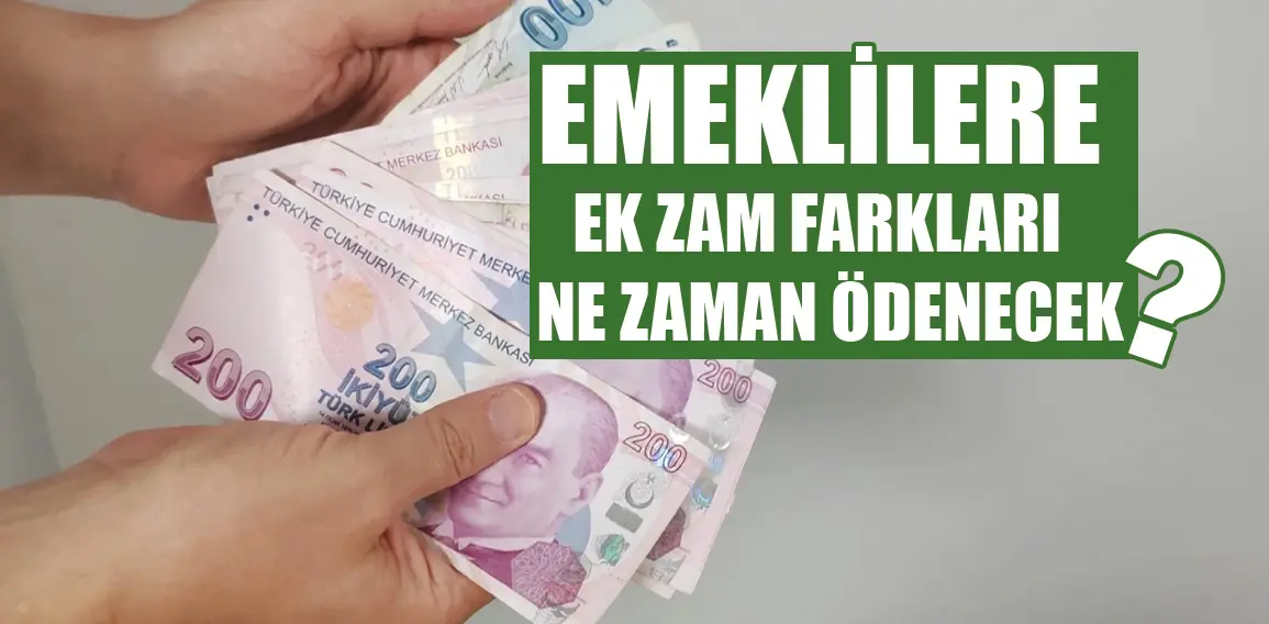 Emeklileri sevindirecek bir haber