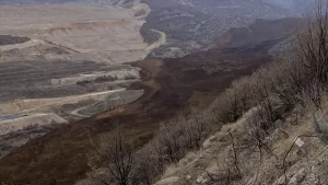 Erzincan’da altın bulunan bölgede toprak kayması meydana geldi