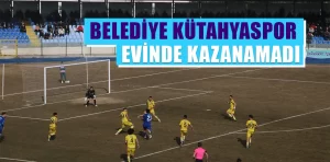 Belediye Kütahyaspor evinde kazanamadı