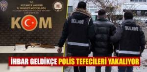 Kütahya’da ihbar geldikçe polis tefecileri yakalıyor