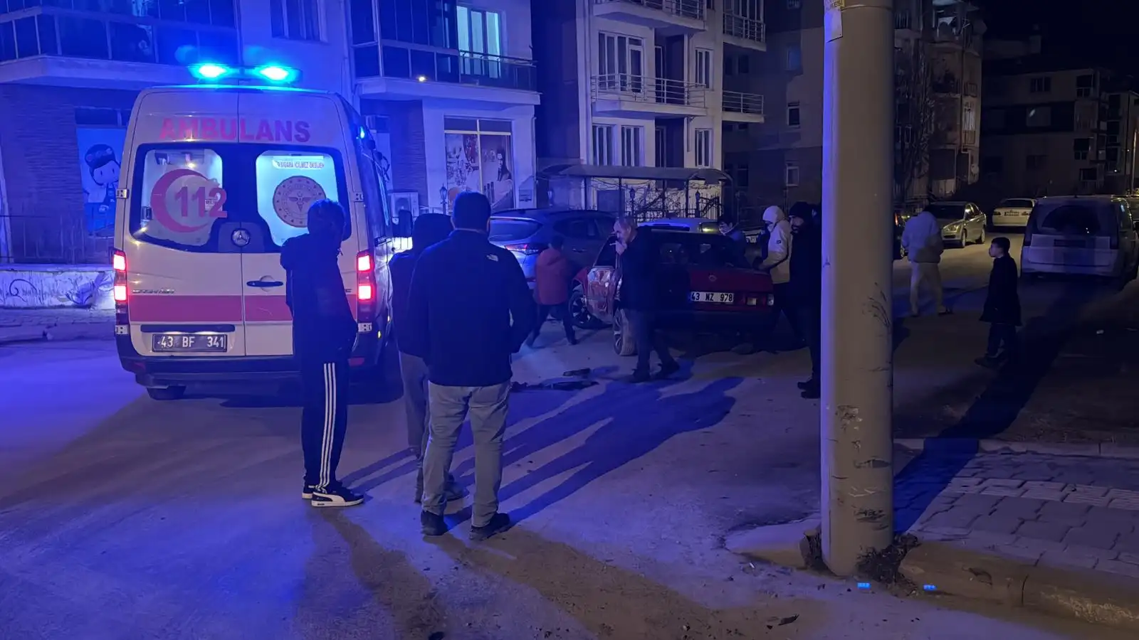 Kütahya’da alkollü sürücü az kalsın canından oluyordu 