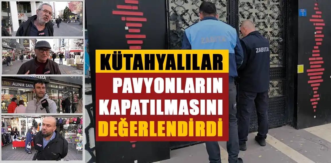 Kütahya’da vatandaşlardan, Vali Musa