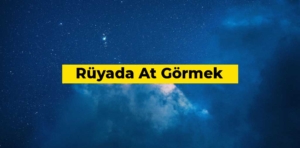 Rüyada at görmek ne anlama gelir?