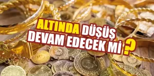 Yatay yönlü hareket eden altın düşüşe geçiyor