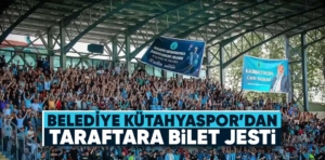 Belediye Kütahyaspor’dan taraftara bilet jesti