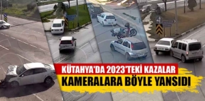 Kütahya’da KGYS’lere takılan trafik kazaları