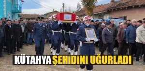 Kütahyalı şehit asker son yolculuğuna uğurlandı