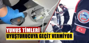 Kütahya’da Yunus Timleri uyuşturucu ele geçirdi 