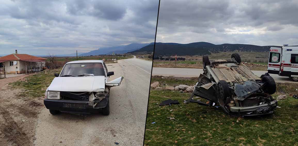 Afyonkarahisar’ın Dinar ilçesinde meydana