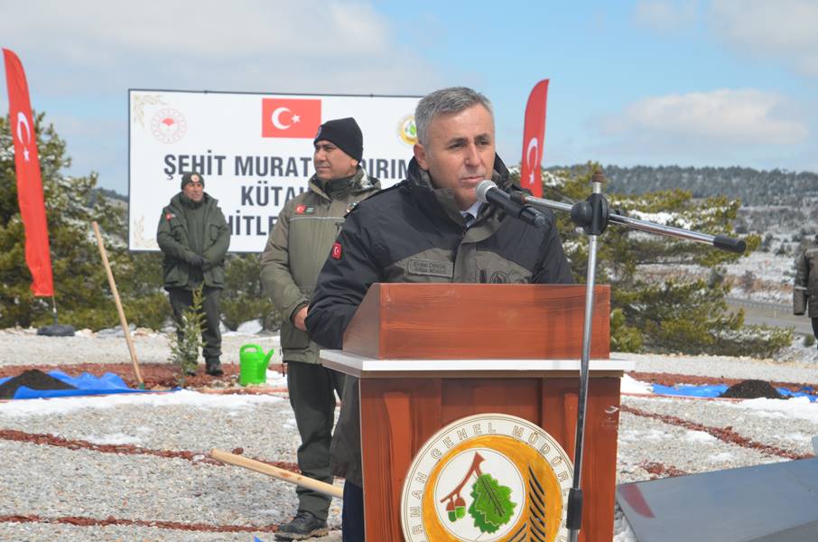 Kütahya’da orman şehitleri için hatıra ormanı oluşturuldu