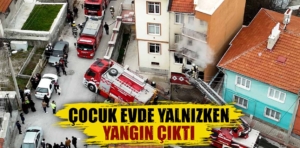 Kütahya’da çıkan ev yangını söndürüldü