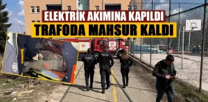 Kütahya’da elektrik akımına kapılan işçi yaralandı