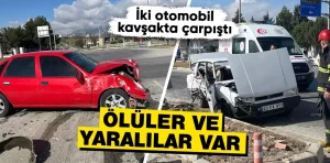 Kütahya’da iki otomobil çarpıştı: 3 ölü, 2 yaralı