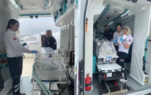 Muğla’da ambulans uçak 2 günlük bebek için havalandı