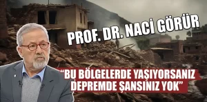 Prof. Dr. Naci Görür’den deprem uyarısı!