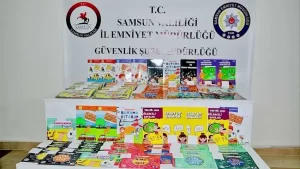 Samsun’da 10 bin 679 bandrolsüz kitap ele geçirildi