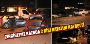 Zincirleme kazada 2 kişi öldü, 7 kişi yaralandı