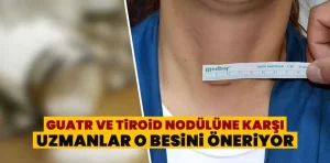 Guatr ve tiroid nodülüne karşı uzmanlar o besini öneriyor