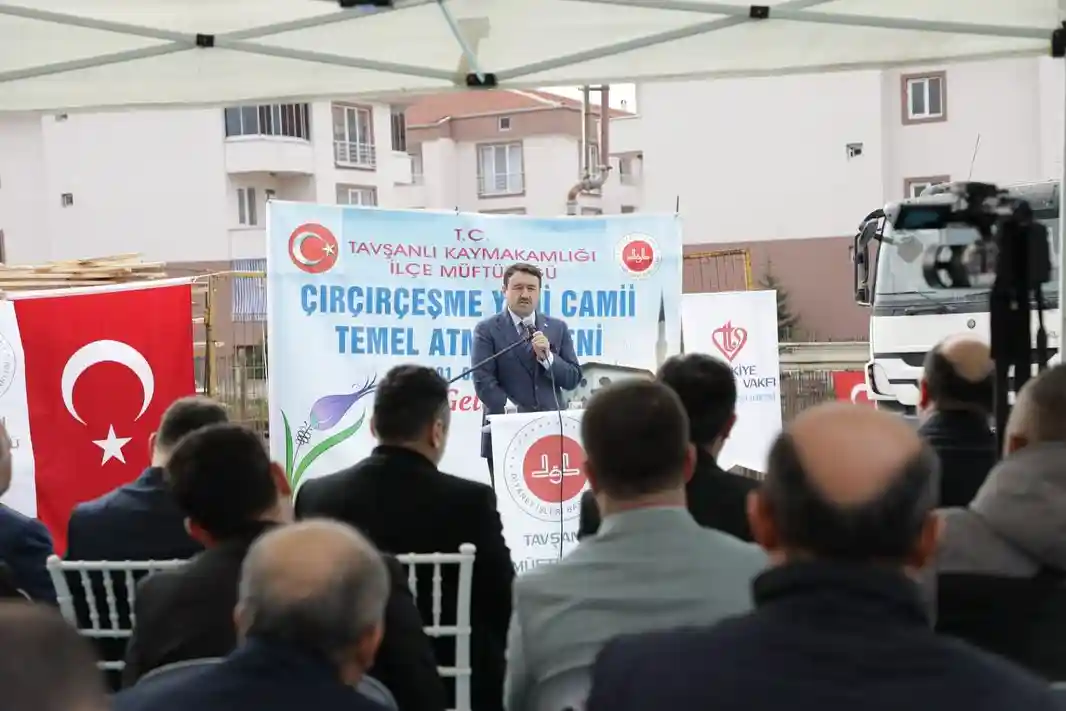 Kütahya’da 370 kişilik cami için temel atıldı