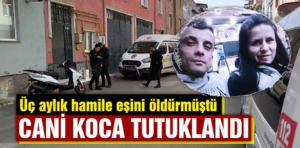 Kütahya’da 3 aylık hamile eşini bıçakla öldüren koca tutuklandı