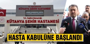 Kütahya Şehir Hastanesi hasta kabulüne başladı