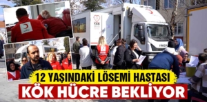 Kütahya, küçük kıza donör olmak için seferber oldu 