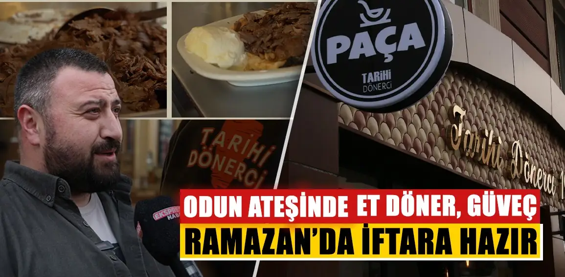 Kütahya’da odun ateşinde et