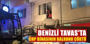 CHP Binasının balkonu çöktü: 18 yaralı