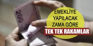 Emekli maaşlarına ne kadar zam gelecek?