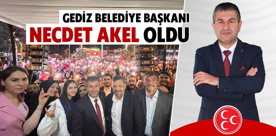 Gediz’de belediye başkanlığı seçim