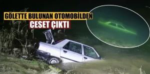 Uşak’ta gölete düşen otomobilde 1 kişi ölü bulundu