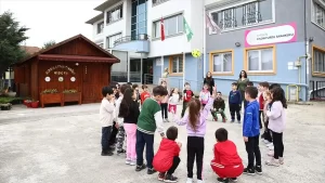 Giresun’da “Kültür Dostu Okul”da Geleneksel Oyunlar Yaşatılıyor