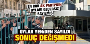 Kütahya’da seçim sonucu değişmedi