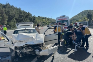 Manisa’da trafik kazası: 3 yaralı