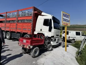 Manisa’da ATV kamyonla çarpıştı: 1 ölü